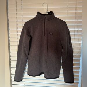 Patagonia Men's Gray Zip-Up Sweater